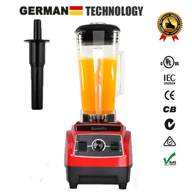 RU только 3HP 2200W 2L BPA free Профессиональный Домашний мощный Блендер с подставкой
