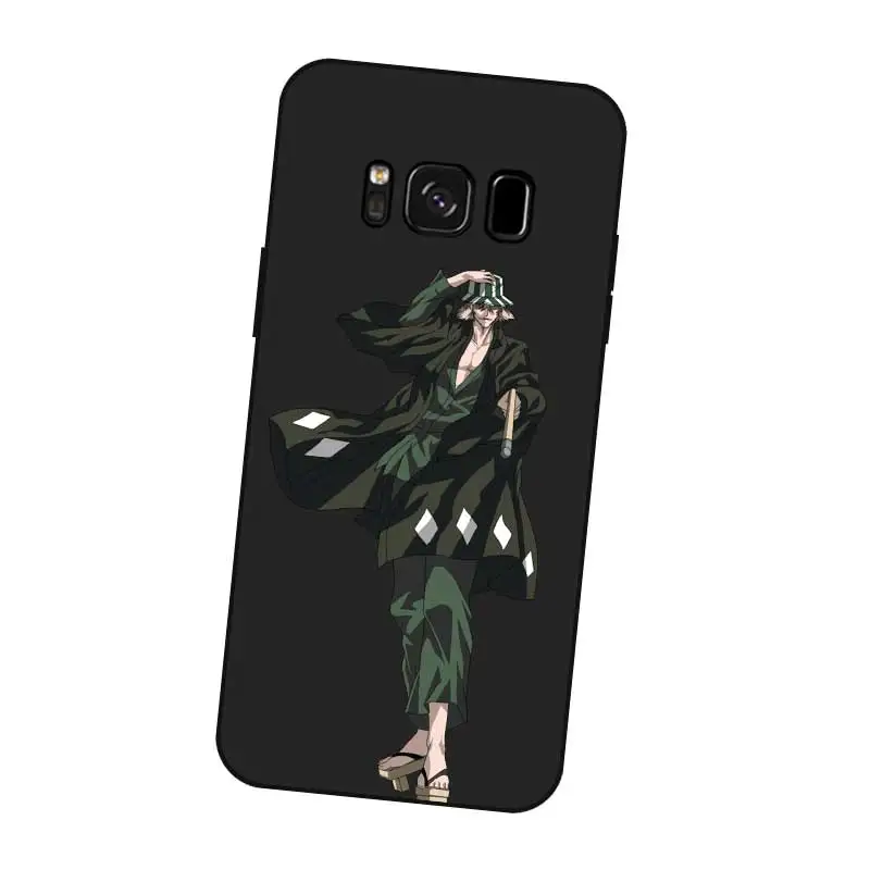 P018 Bleach Cool Black Silicone Case Cover For Samsung Galaxy S5 S6 S7 S8 S9 S10 5G S10E S11 S11E Lite Edge Plus |