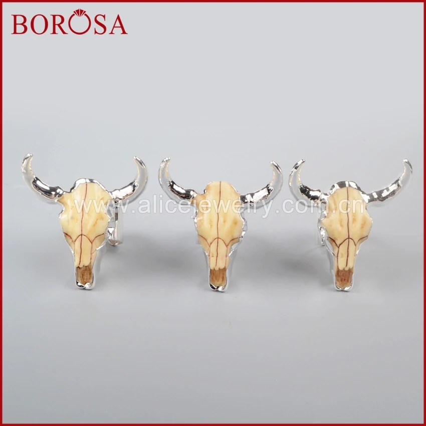 Кольцо BOROSA Longhorn из смолы с роговым кольцом для крупного рогатого скота