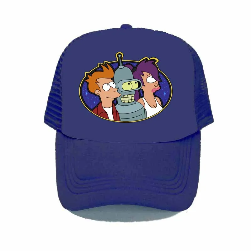 YY30740 Прохладный U.S.S. Принт «Planet Express» Кепка для грузовика Futurama пленочные вентиляторы наружная Кепка Snapback крутая бейсбольная кепка с космическим кораблем и Кепка s YY307 - Цвет: YY30740