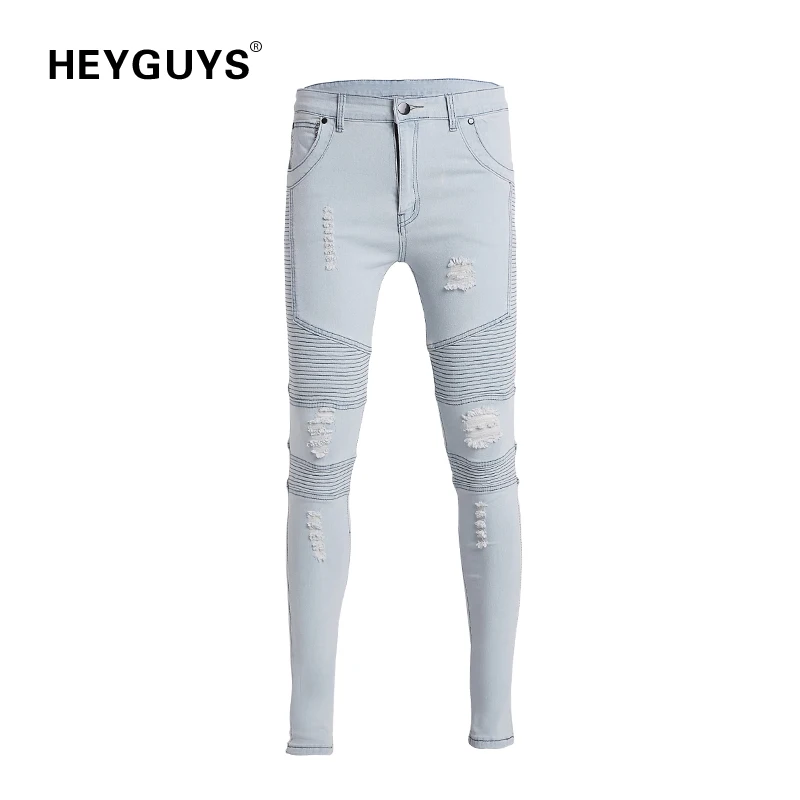 fashion new 2018 original design loose jeans men brand high quality luxury man casual street straight hip hop big size | Мужская одежда