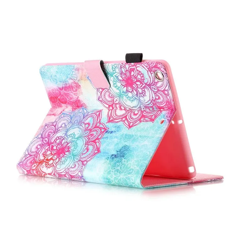 

Fashion High Quality Painted With Stand Flip PU Leather For iPad Air Case For Apple iPad Air iPad 5 iPad5 Smart Case Cover