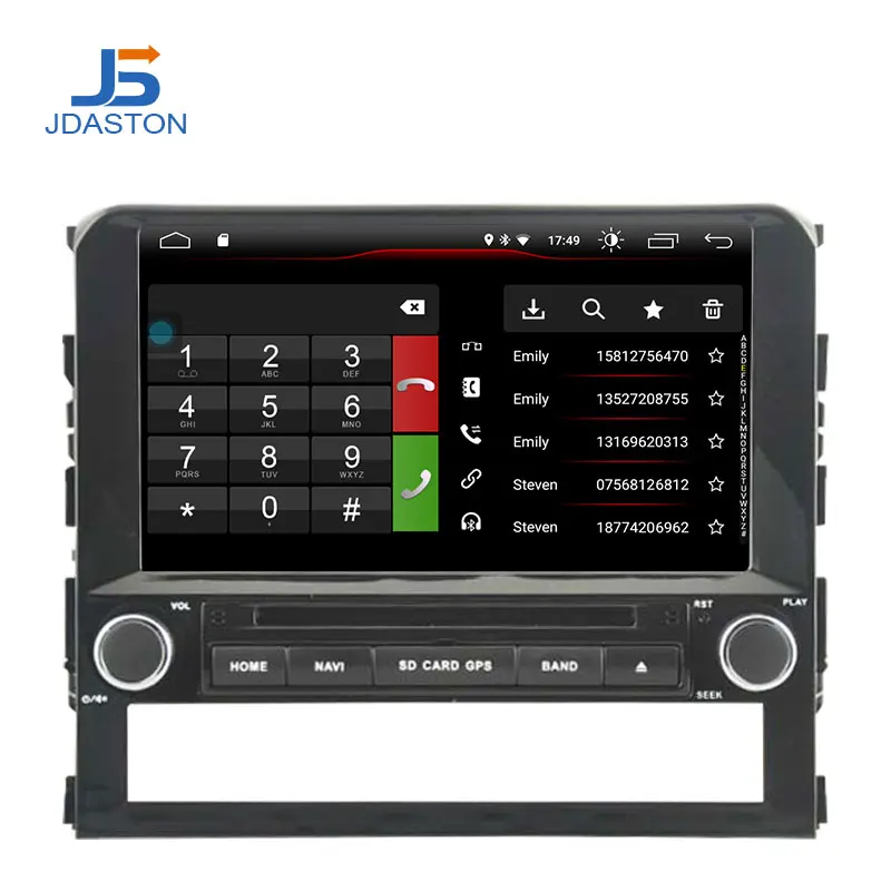 JDASTON Android 10 автомобильный DVD-плеер для TOYOTA LC200 LAND CRUISER 2016 2017 2018 2 Din радиоприемник