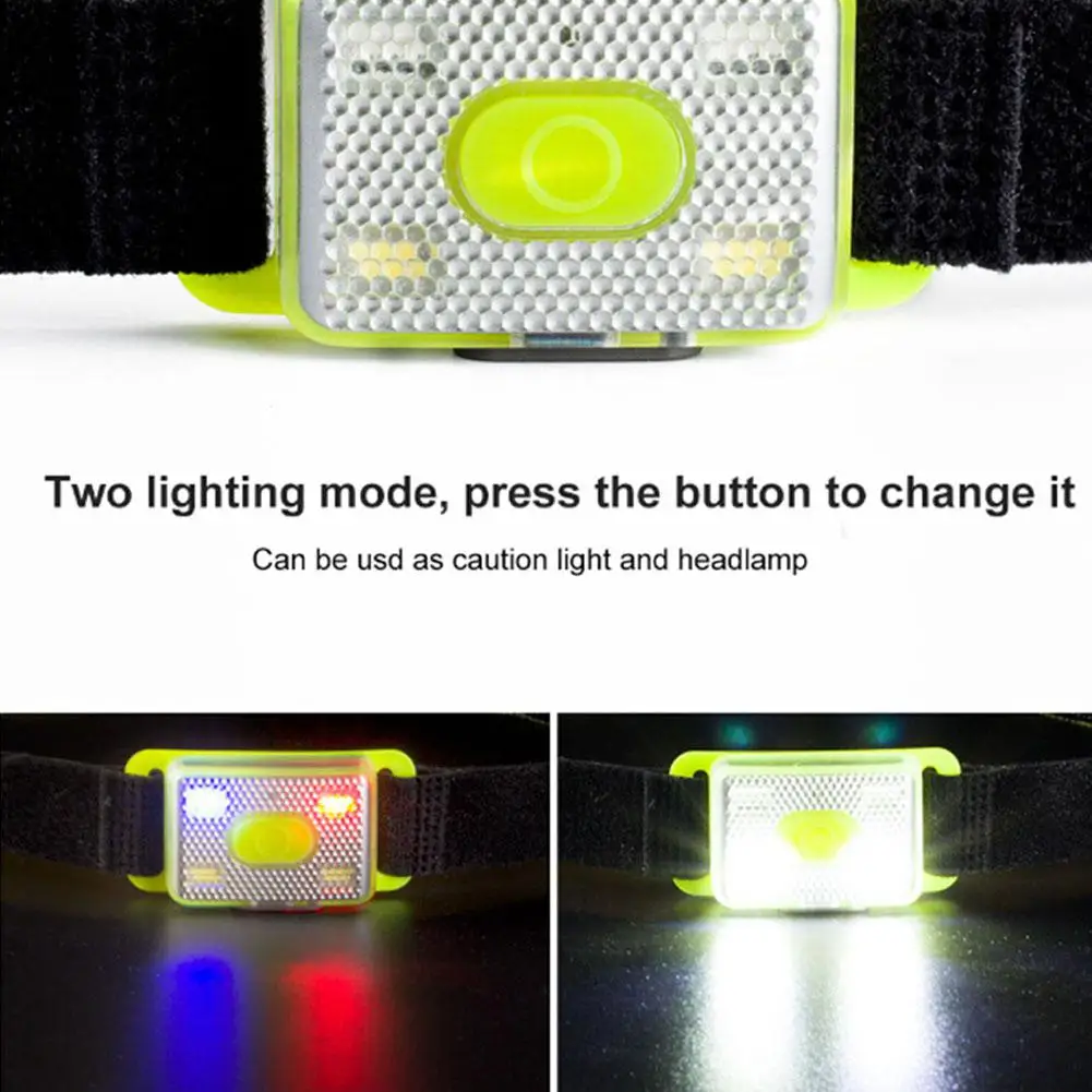 LumiParty Спортивная фара зарядка через usb светодиодный бандаж ночных пробежек