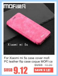Xiao mi 5S флип-чехол MOFI Xiao mi 5S Роскошный кожаный флип-чехол s с держателем mi 5S защитный чехол coque 5,15''