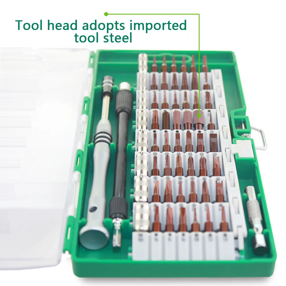 

60 in 1 Precision Screwdriver Tool Kit Magnetic Screwdriver Set for Cell Phone Tablet Compact Repair Maintenance With Case