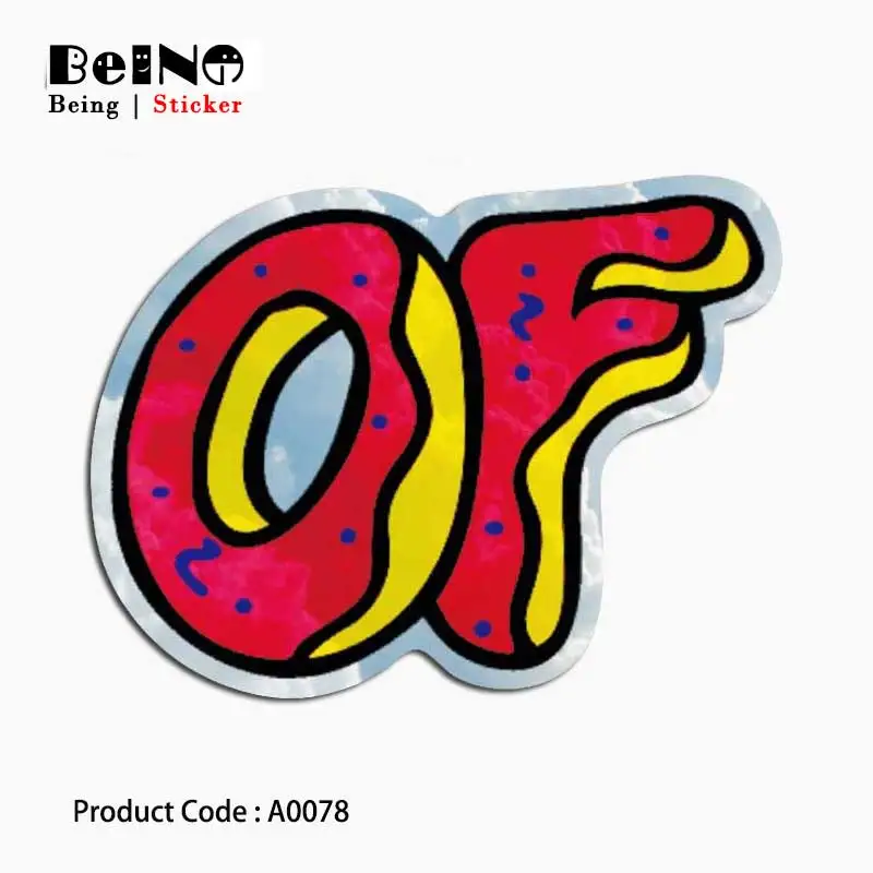 fire logo sticker fashion brand sign cool waterproof suitcase laptop guitar luggage skateboard bicycle toy lovely A0104 stickers | Игрушки и
