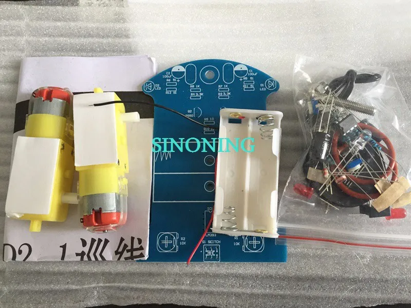 Дешевые D2-1 умные наборы роботов для автомобилей Отслеживающие автомобильные