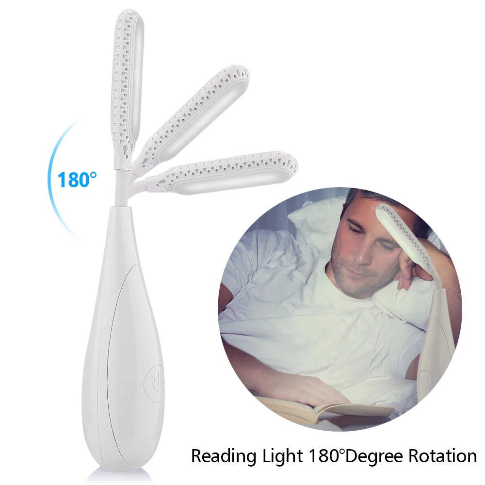 Для взрослых детей Уход за глазами Светодиодная лампа для чтения 3 уровня
