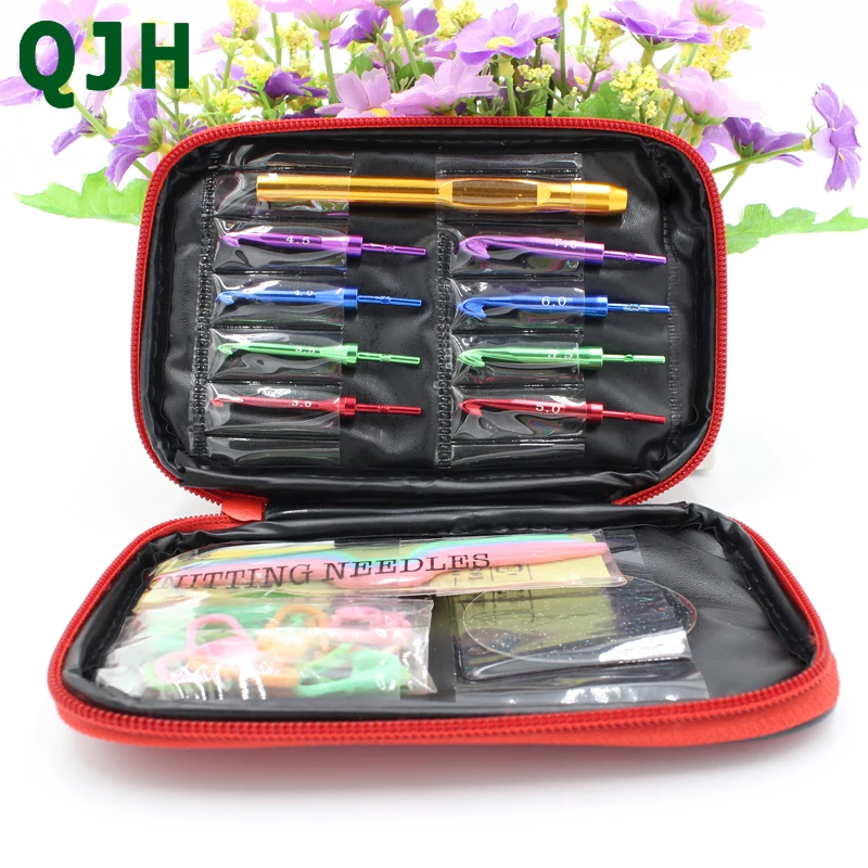 QJH 33 шт./компл. 3,0-7,0 Алюминий изменения головка Съемная крючком кожаный чехол поставляется с аксессуарами