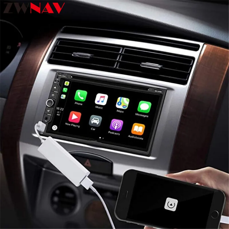 Carlinke USB Smart Link для Apple IOS CarPlay Dongle для Android gps навигационный плеер мини USB Carplay Stick с Android Auto