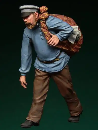 Зеленый 1/35 смолы цифры Вторую мировую войну беженцев гражданского большой набор 10 шт./компл. модель Наборы - Цвет: Зеленый