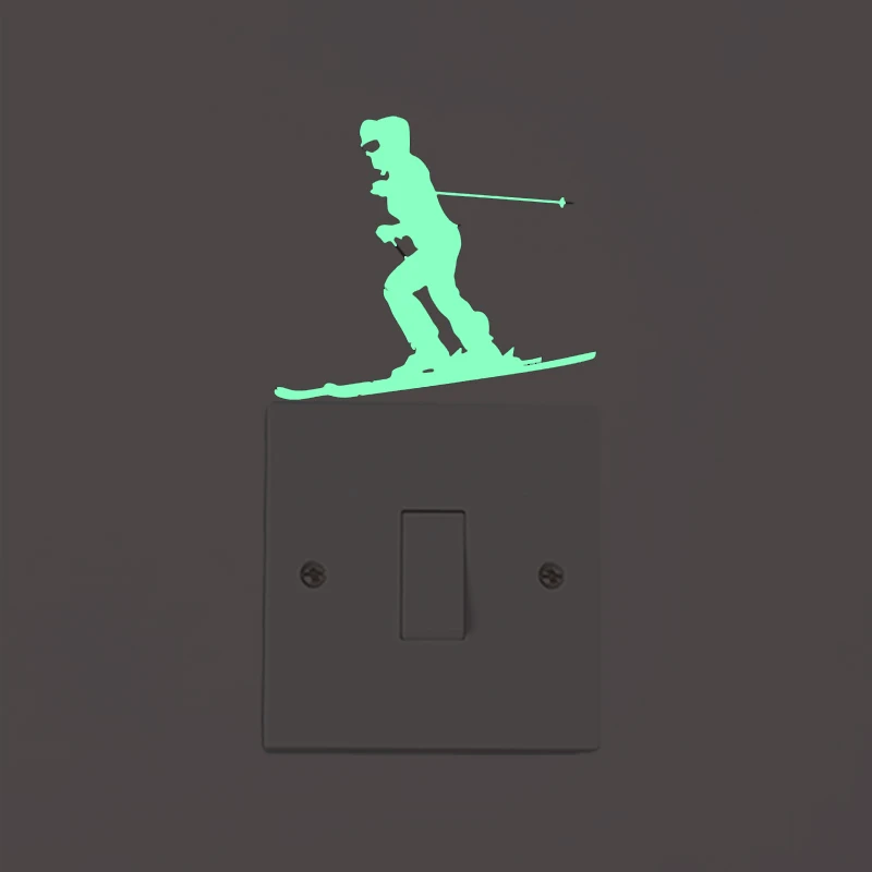 Новая 3D настенная наклейка s для детских комнат Любовь Спорт светящаяся в темноте