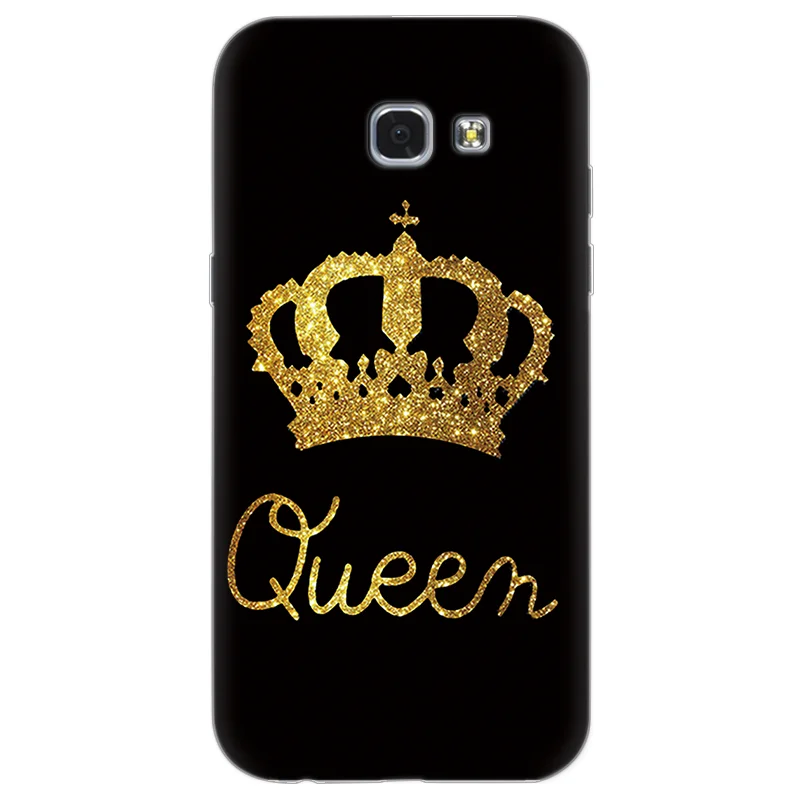 queen Силиконовый чехол для samsung Galaxy A5 a520f A520 мультяшный милый чехол для телефона для samsung A5 мягкий ТПУ мраморный чехол - Цвет: queen