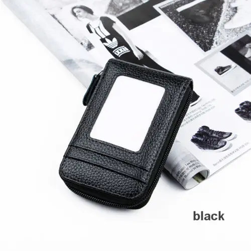 Мужской бумажник кошелек сумка из натуральной кожи кредитный карман держатель