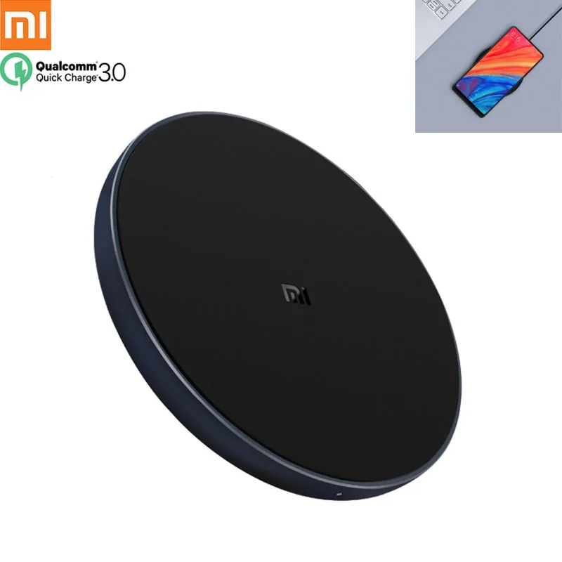 Оригинальный Xiaomi WPC01ZM 10 Вт макс Quick Charge Qi Беспроводной Зарядное устройство Тип-C