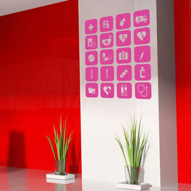 Медицинская настенная наклейка медицинская помощь фамази больница Настенная