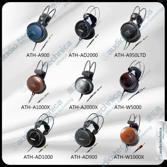 Замена амбушюры совместимый для Audio-Technica ATH-A500X ATH-A700X ATH-A900X ATH-A950LP ATH-A1000X Подушечка для наушников