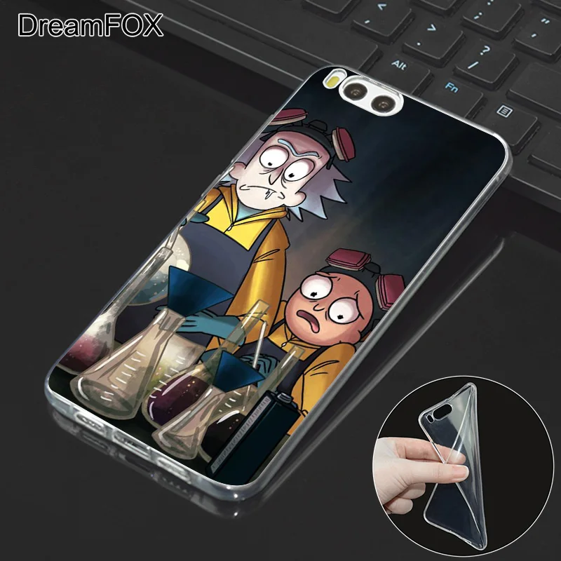 DREAMFOX L600 Rick And Morty Soft TPU Silicone Case Cover For Xiaomi Mi Note 2 3 4 5 6 8 SE M5 4C 4S 5C 5S 5X 6X A1 Plus |