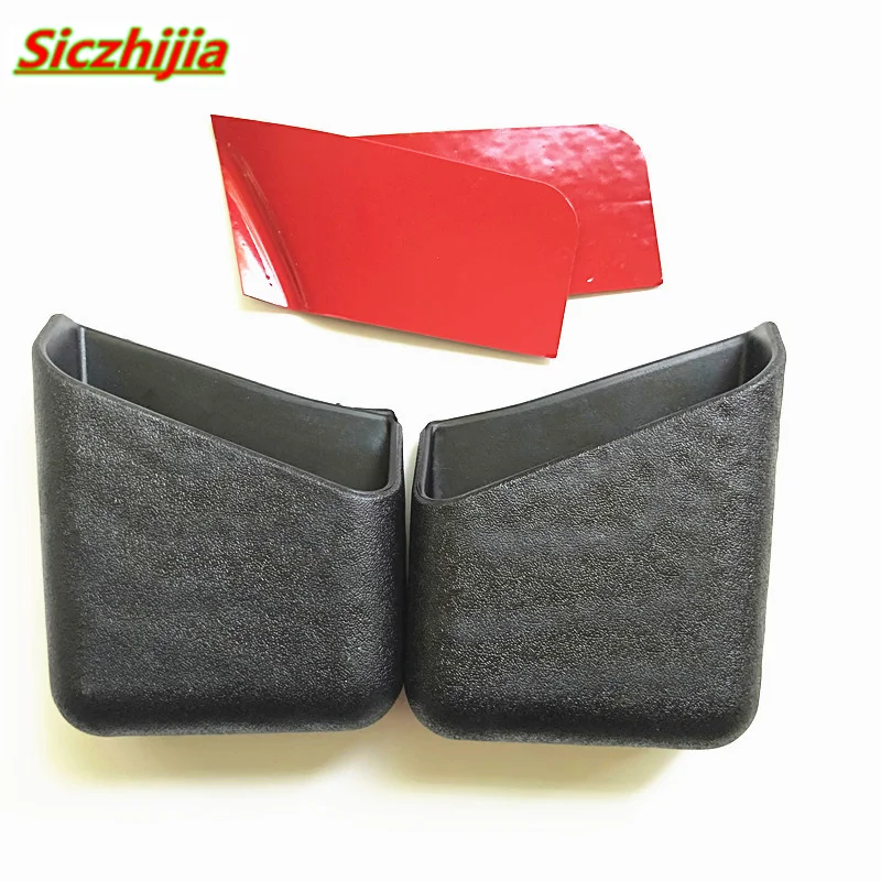 2 автомобиля очки аксессуар-контейнер для Audi Q3 Q5 SQ5 Q7 A1 A3 S3 A4 S4 RS4 RS5 A5 A6 S6 C6 C7 S5 A7 S7 A8 - Название цвета: Черный