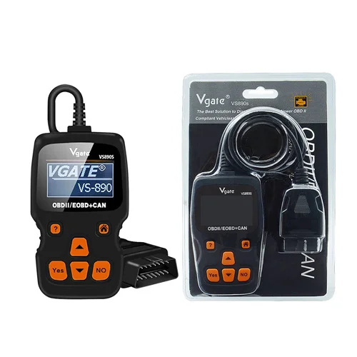 Vgate VS890 Car Diagnostic Scanner OBD2 Auto Code Reader Maxiscan VS 890 VS890S ObdII Scanner VS-890 Support Multi-brands Cars - Цвет: VS890S