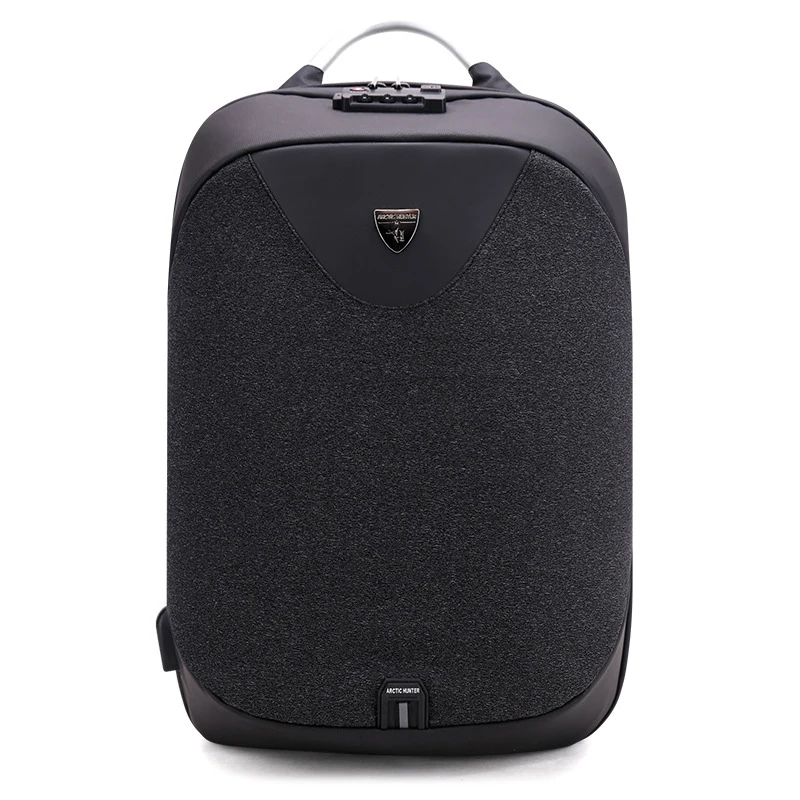 

Business Luxury Coded Lock Backpack USB Charge Port Men 15inch Laptop Backpacks For Teenager Women Backpack anti thief