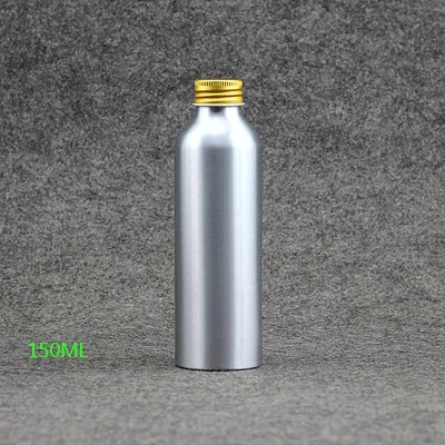 150ml Gold Cap 30 мл-500 мл Серебряный/Золотой Алюминий Кепки Алюминий бутылки, пена для ванны жидкий шампунь Эмульсия бутылка пустая бутылка для косметической упаковки - Цвет: 150ml Gold Cap