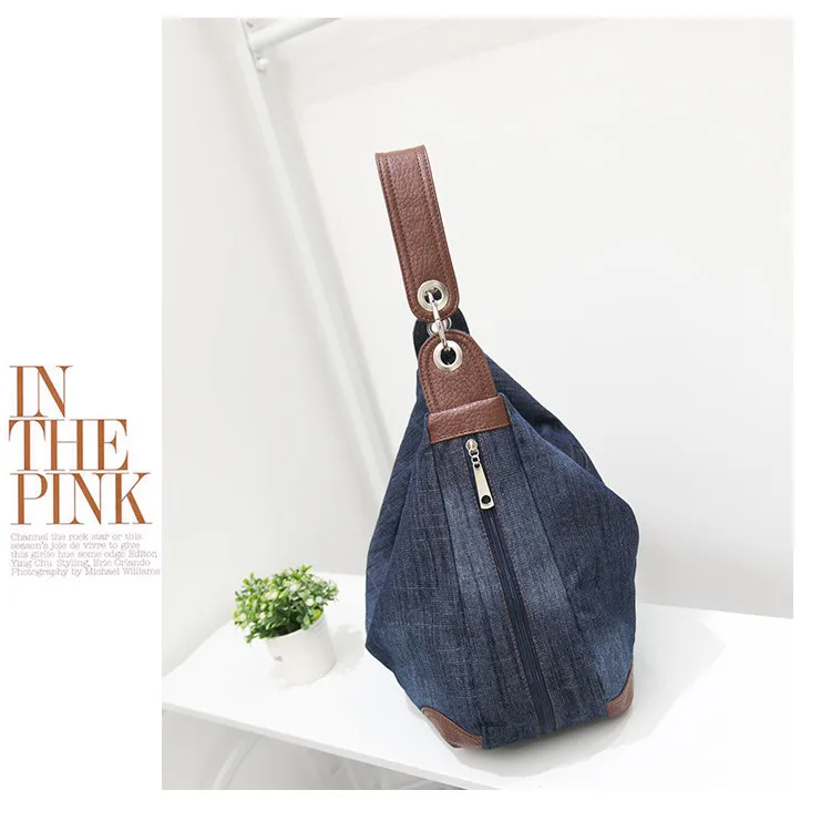 Bolso Kiple большая роскошная Дамская джинсовая сумка большая сумка на плечо синяя джинсовая дамская сумка джинсовая сумка через плечо женская сумка на плечо