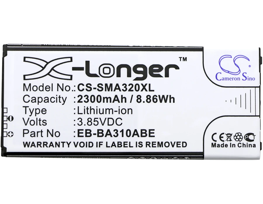 Cameron Sino 2300mAh батарея EB BA310ABE GH43 04562A для Samsung Galaxy A3 2016 SM A310 A310F/DS A310Y|Аккумуляторы