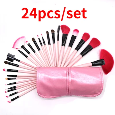 24PCS Style 13 Профессиональный набор кистей для макияжа Maquiagem основа для макияжа Тени для век подводка для глаз ресницы кисти для бровей для макияжа портативный набор кистей для макияжа глаз - Handle Color: 24PCS Style 13