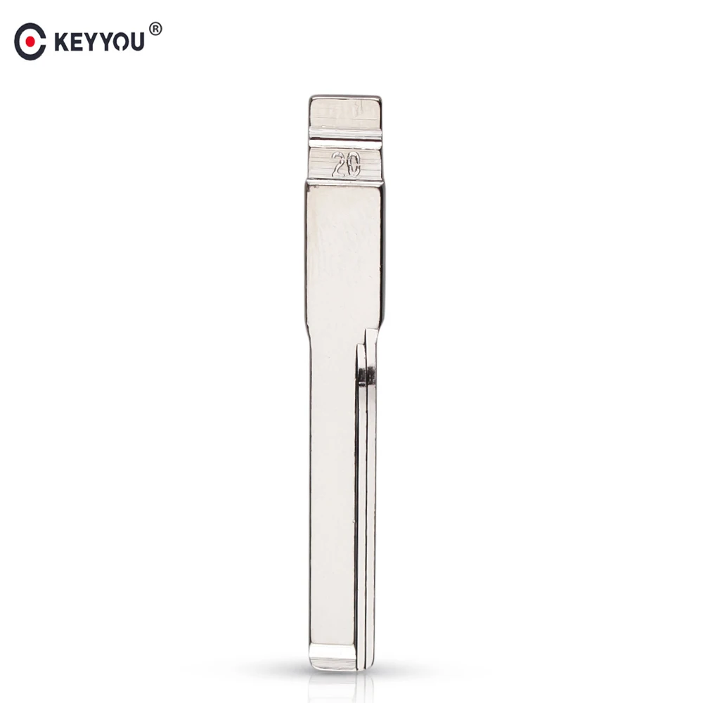 KEYYOU дистанционный Складной флип металлический пустой Uncut Флип KD полотно