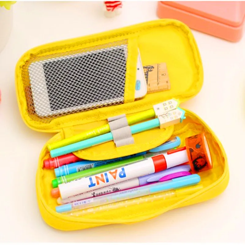 Компактный холщовый карандаш карамельных цветов в Корейском стиле Женский