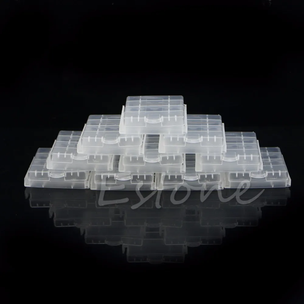 10 шт. жесткий пластмассовый футляр для аккумулятора держатель ящик хранения 4X АА