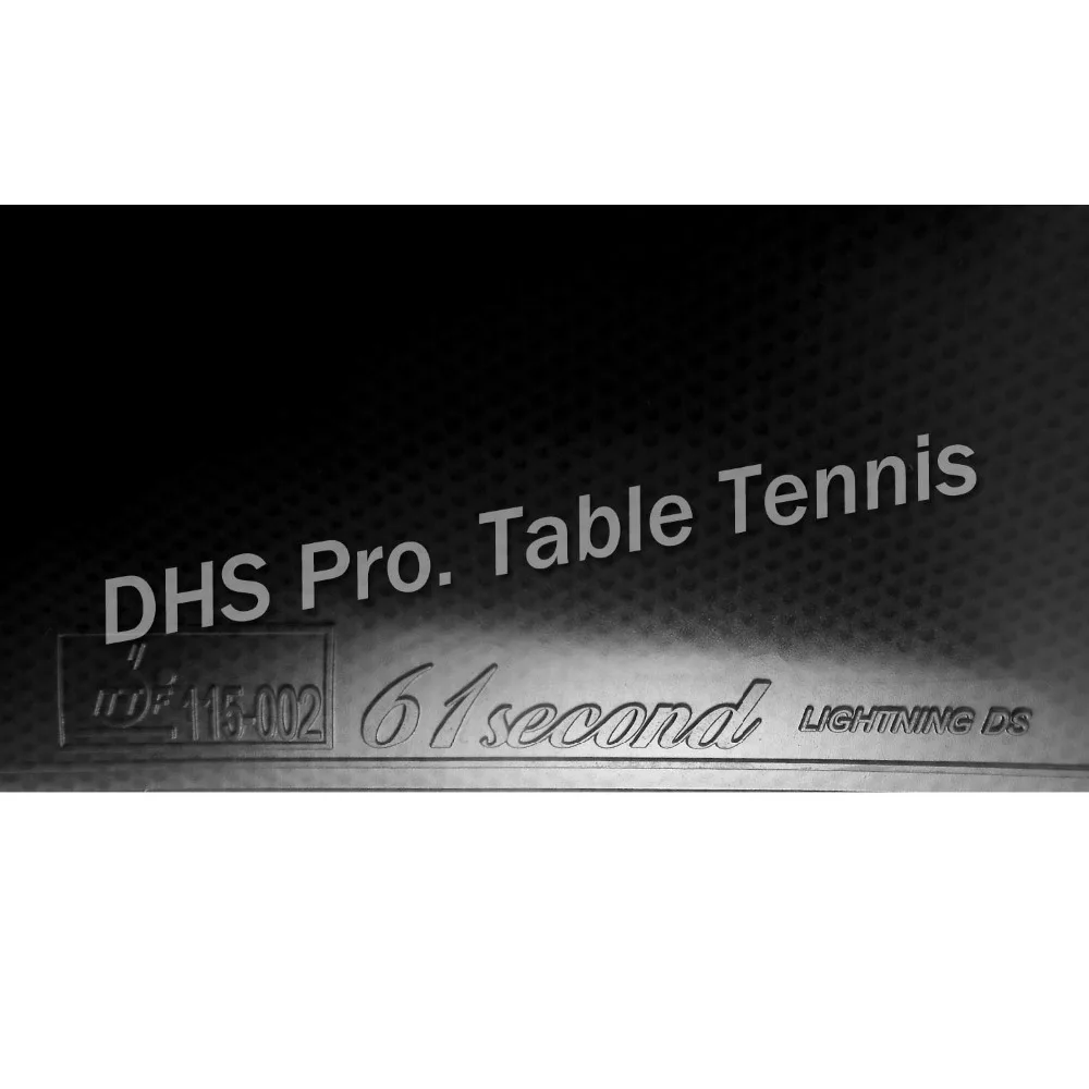 Новая синяя версия 61second Lightning DS Pro. Резина на ракетки для настольного тенниса из пупырчатой и с синим губчатым материалом
