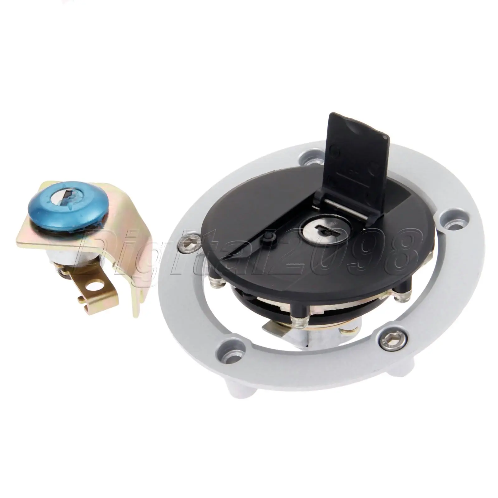 Yetaha мотоциклетный Замок зажигания + крышка топливного газа замок сиденья набор