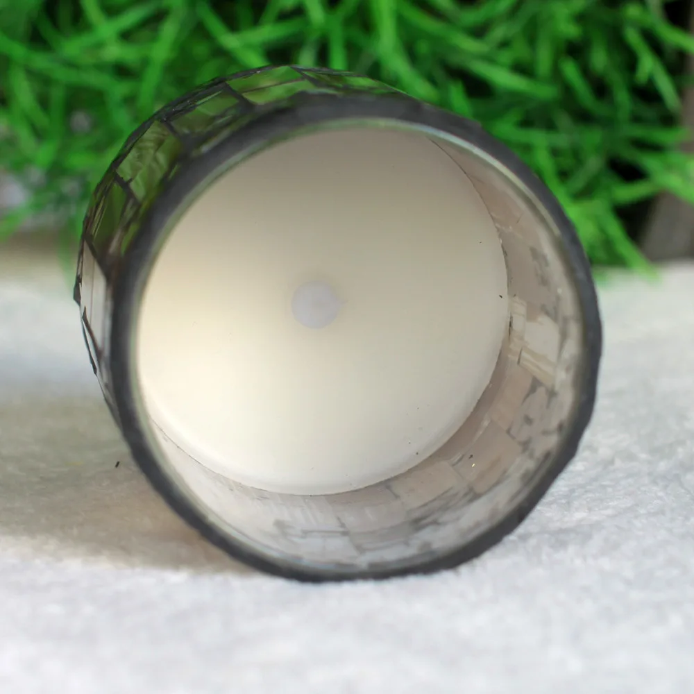 DFL полоска шаблон трещины мозаика стекло беспламенный столб светодиодная