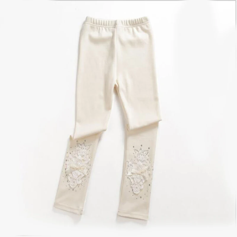 Женские осенние новые детские хлопковые кружевные леггинсы женские брюки