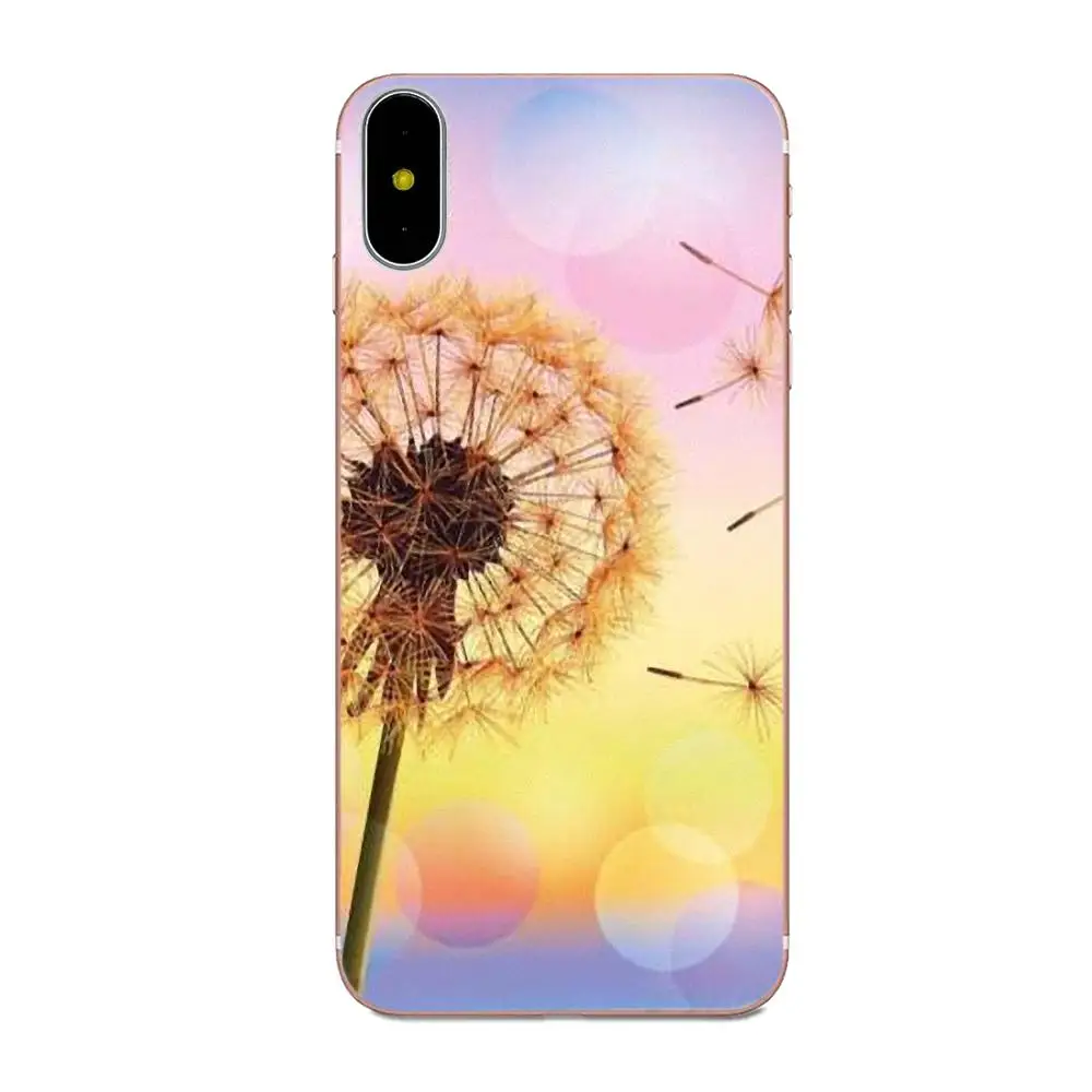 Dandelion For Apple iPhone 4 4S 5 5C 5S SE 6 6S 7 8 Plus X XS Max XR Multi Colors Luxury Phone Case | Мобильные телефоны и