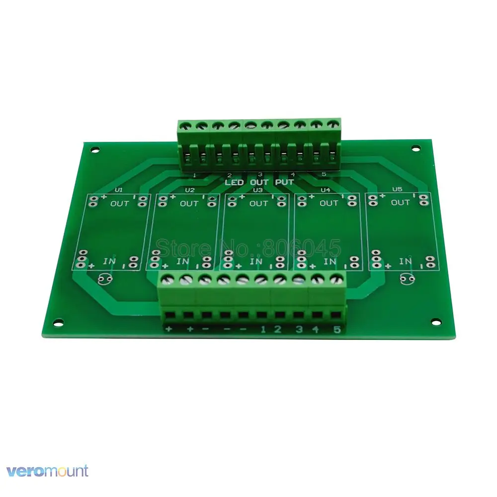 Ld драйвер 5 каналов светодиодная плата LDD PCB ld диммер контроллер портативные