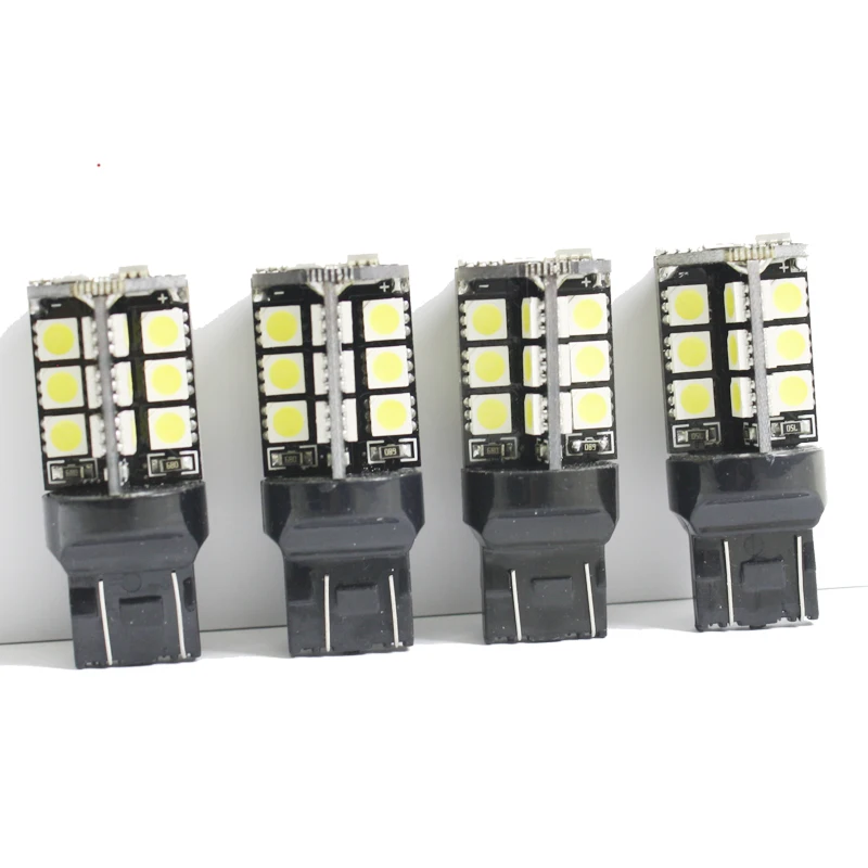 T20 W21/5W 7443 LED Bulbs 27 SMD 5050 Turn Signal Lights Led White Blub DC 12V | Автомобили и мотоциклы