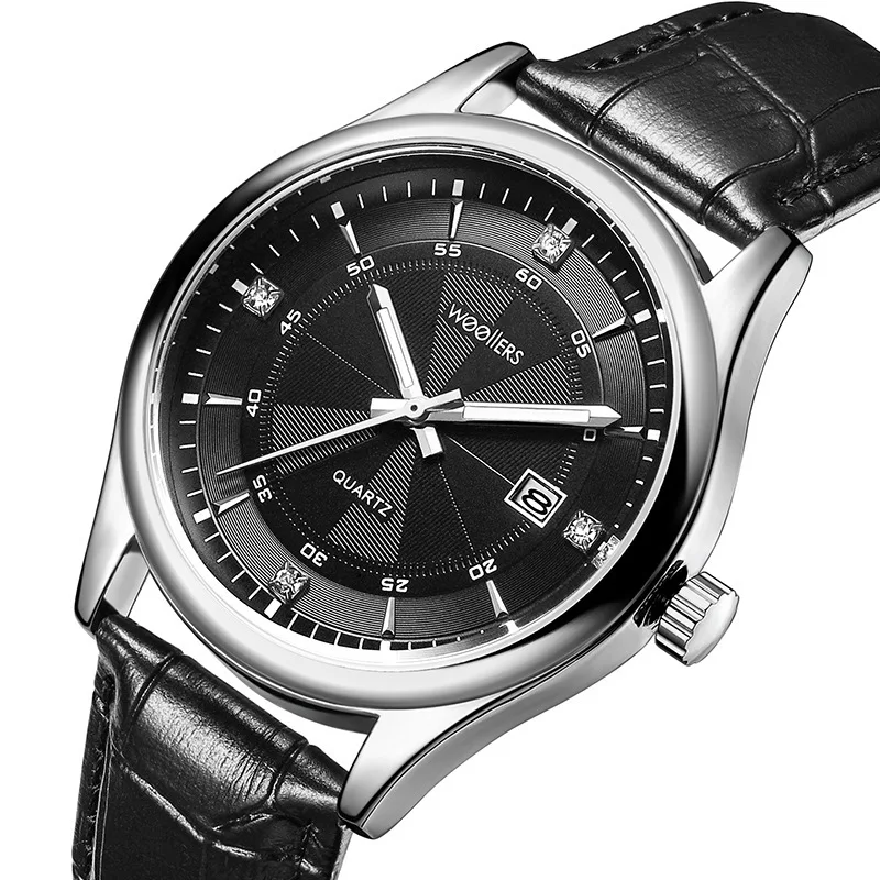 2019 Топ бренд Роскошные мужские часы 30 м Водонепроницаемые Дата спортивные