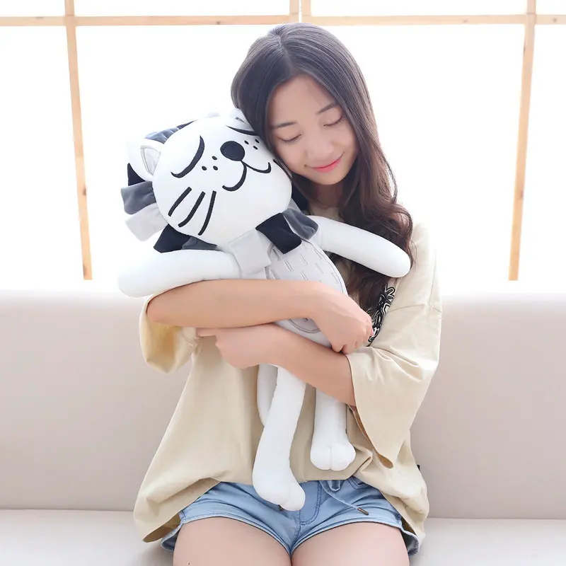 Симпатичная плюшевая игрушка в виде кота 40/60 см кукла льва подушка мягкие