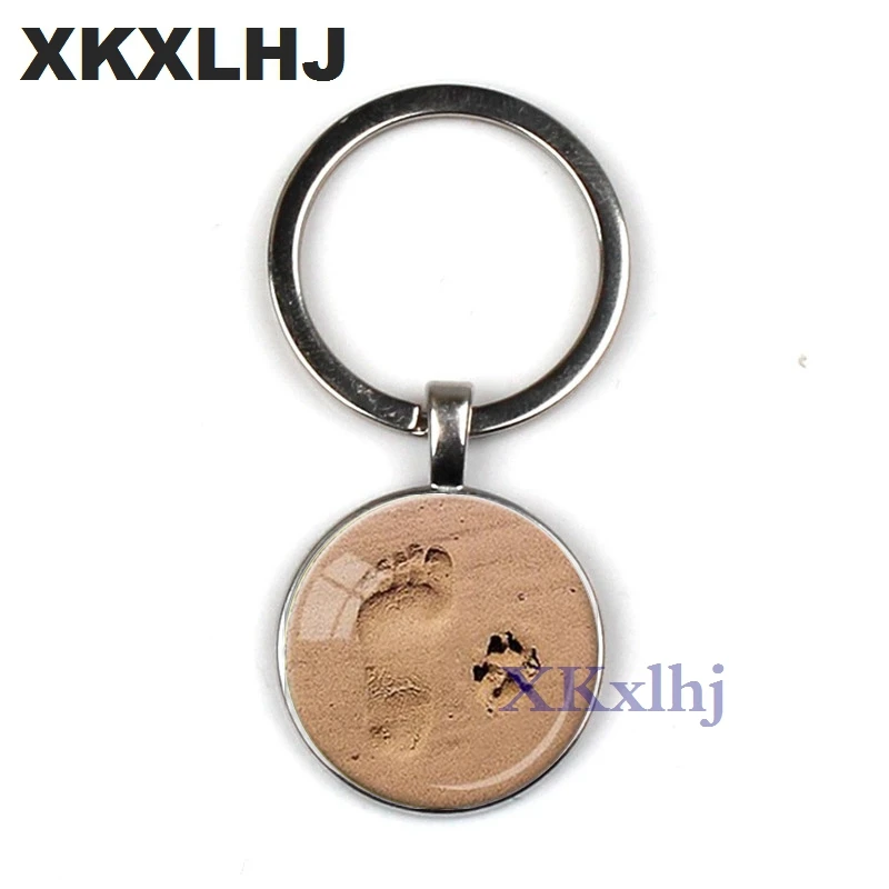 XKXLHJ новый интересный дизайн лепесток собаки влюбленная собака Лапа и отпечаток