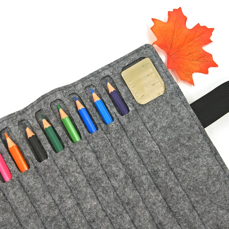 Новый стиль фломастеры рулон карандаш сумка держатель чехол для хранения