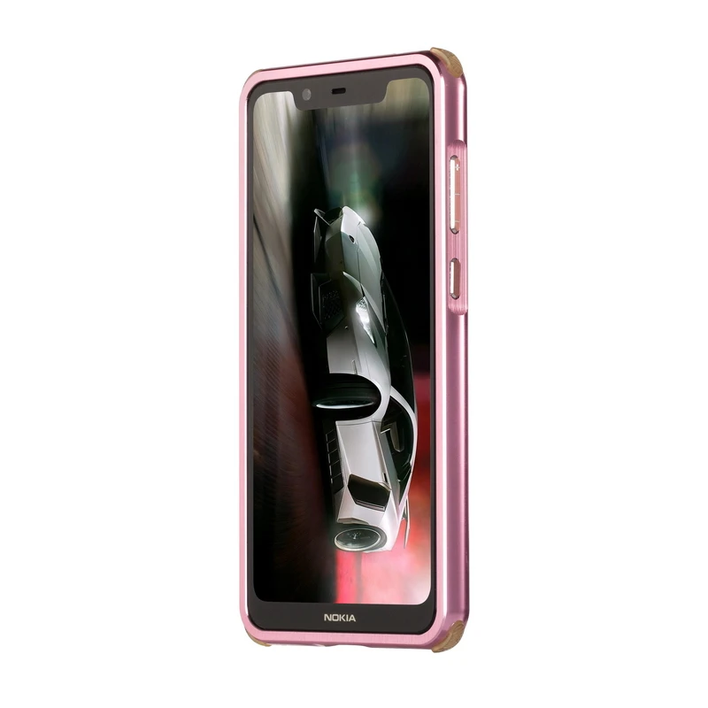 Роскошный металлический каркас бампер чехол для Nokia X5 X6 матовая акриловая жесткая задняя крышка из ПК для Coque Nokia 5,1 6,1 Plus чехол Coque X6 X5