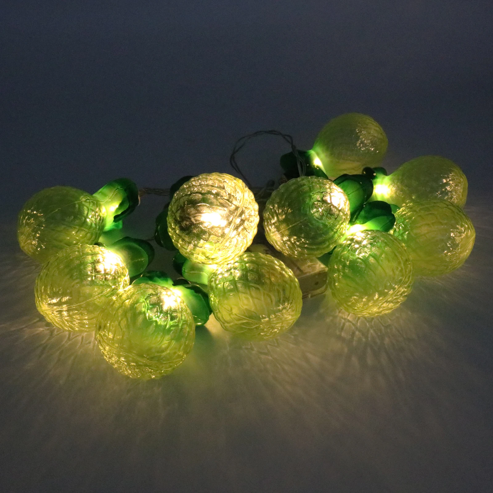 СВЕТОДИОДНАЯ Гирлянда в виде фламинго ананаса 10 светодиодов украшение для дня