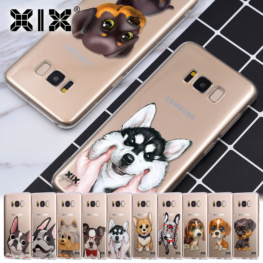 Мягкий ТПУ чехол для Samsung Galaxy S8 собаки S9 S7 Edge S10e S10 Plus J3 J5 J7 2016 2017|cover for samsung galaxy|cover