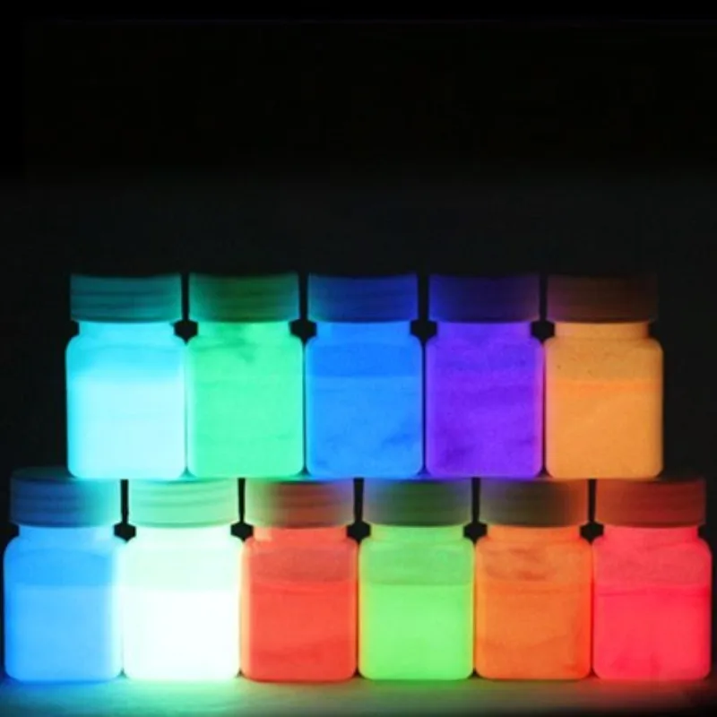 Флуоресцентная краска DIY праздничный карнавал темный пигмент свечение ночной