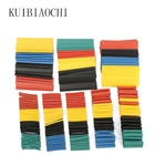 328 шт. термоусадочные трубки, многоцветные, 8 размеров, полиолефиновые 2:1, БЕЗГАЛОГЕННЫЕ трубки, ассортимент, трубки для обертывания