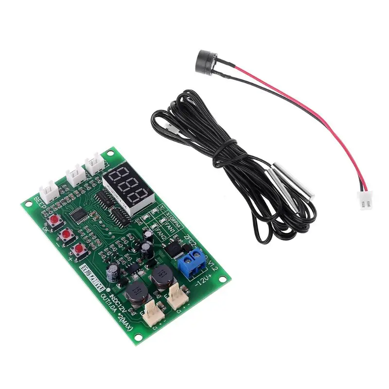 DC12V 2-канальный 3-проводной Термостат Температурный переключатель регулятора